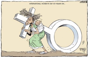 Sad celebrations on International Women's Day, by Victor Ndula, from Kenya.